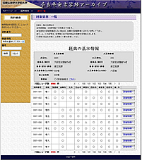 閲覧システム（試作版）画面