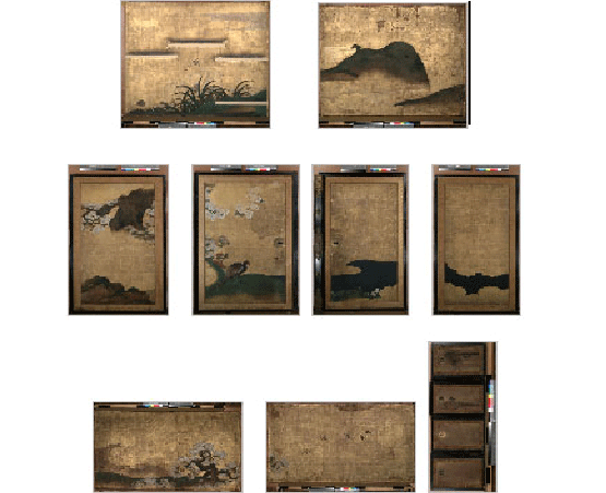 図5 黒書院一の間と二の間想定平面