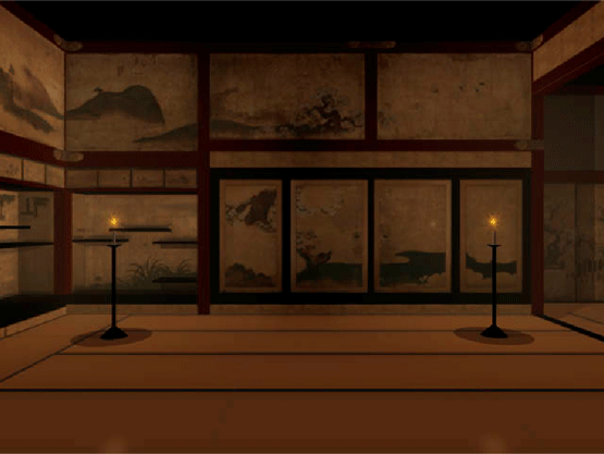図１７　一の間　東　夜間