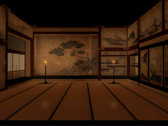 図１９　一の間　北　夜間
