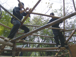 屋根をつくる。2010.10.14