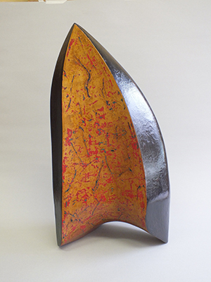 作品名「秀吉の陣羽織」 260W×150D×520Hmm 乾漆
