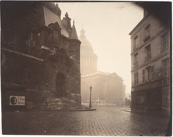 Eugène Atget. Rue de la Montagne-Sainte-Geneviève. 1924. Photograph. Retrieved from the Metropolitan Museum of Art,