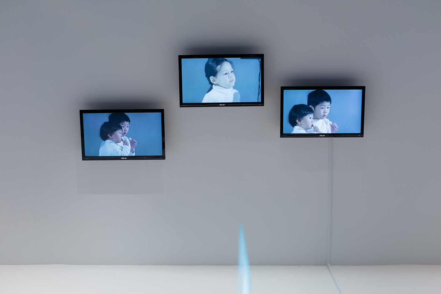 ラフォーレミュージアム原宿での展示における配線