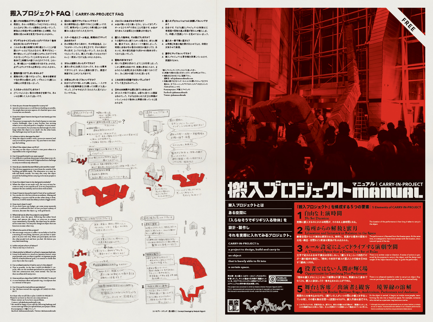 『搬入プロジェクト・マニュアル(2018年/豊田市美術館)』