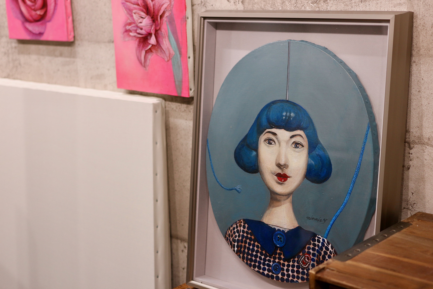 マリオネット人形を描いた作品 写真