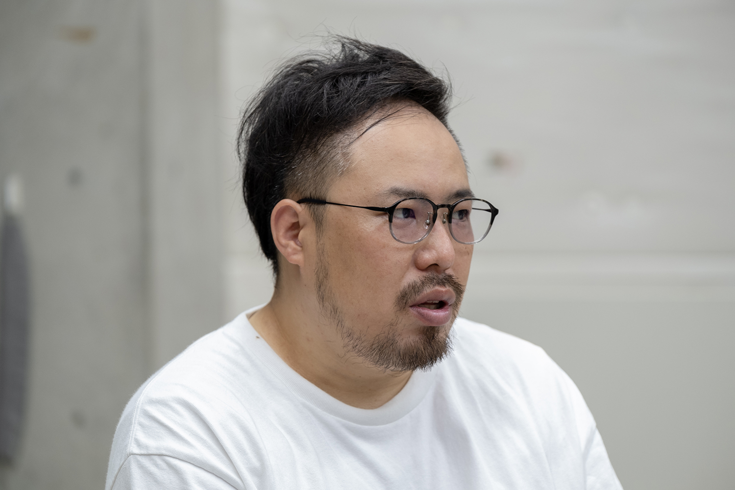 白石晃一 対談風景