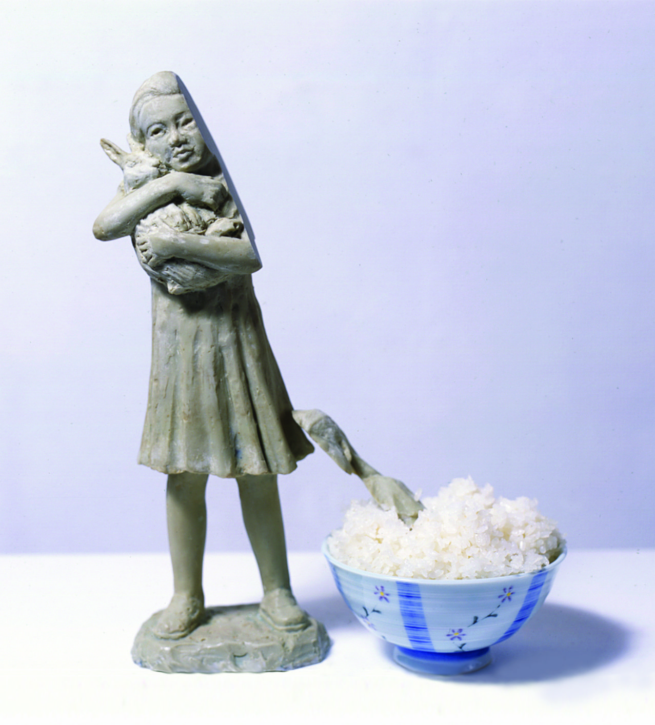 『ずれ落ちた左肩は飯に刺さる』作品写真