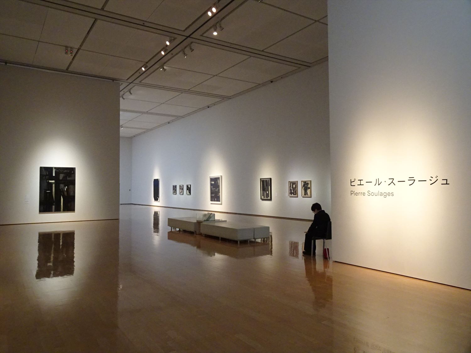 スーラージュと森田子龍」展 インタビュー 共鳴する抽象絵画と前衛書